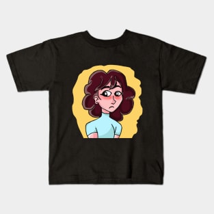 Girl in emotion Kids T-Shirt